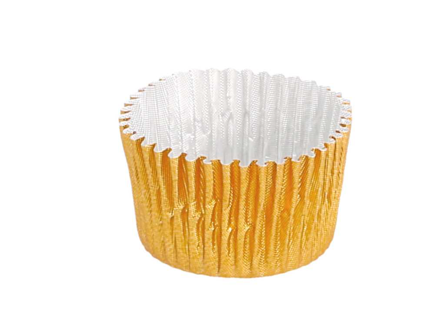 Cup Cake (Aluminium Gold) Diam. 2,4x1,7cm (1000st/pak)