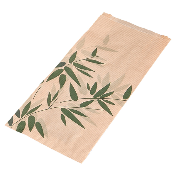 Bags "Feel Green" 2kg 32GSM 19+8x35cm Natural Kraft (250pcs/pack)