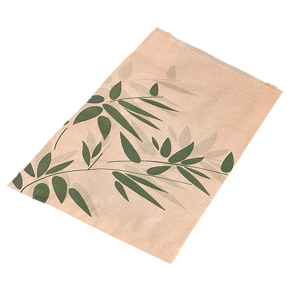 Bread / Brioche  Bag ,Environm. Friendly 36GSM 26+8x35cm Brown Kraft 250st/pk