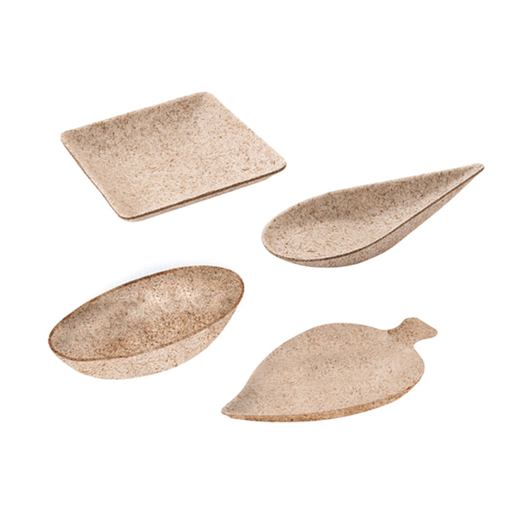 [207.413]  Amuse  Bionic Bagasse 100% Compostable 250/cs Leaf