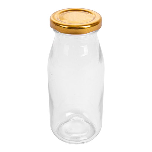 [207.74] Glazen pot met schroef deksel 265ml (per stuk)