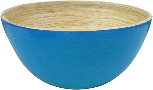 [207.97] Bamboo bowl Turquoise 15x7cm / Per stuk