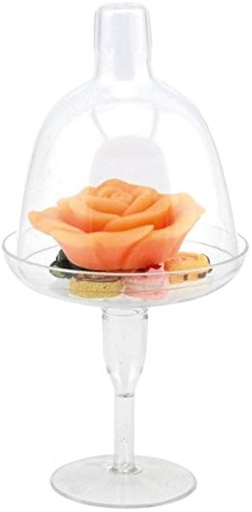 [210.93] Mini Pedestal with cover 2x12cm Clear PS (8st/pak)