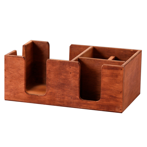 [212.24] Wooden Presentation Box with Compartments 27x17x10cm (per stuk)