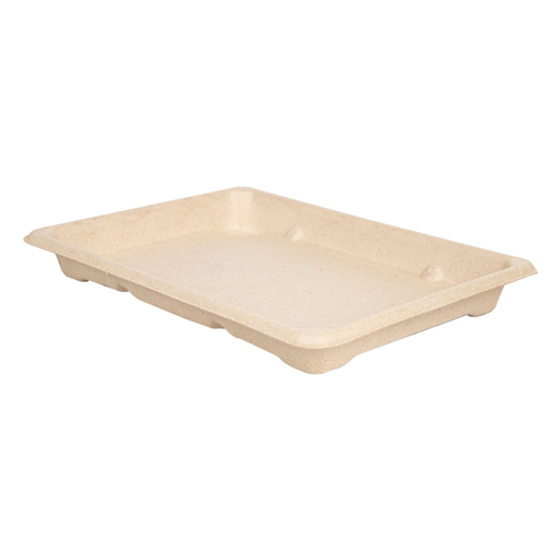 [212.95] Sushi box "bionic" / Bagasse 18,5x13x1,5cm (50st/pak)