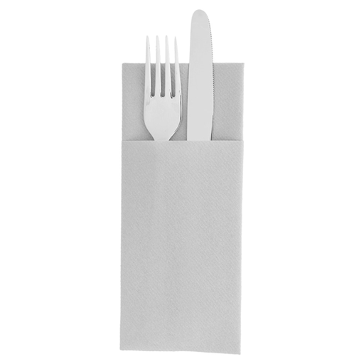 [213.90] Napkins Kangurito 33x40 Grey Airlaid (700st/doos)