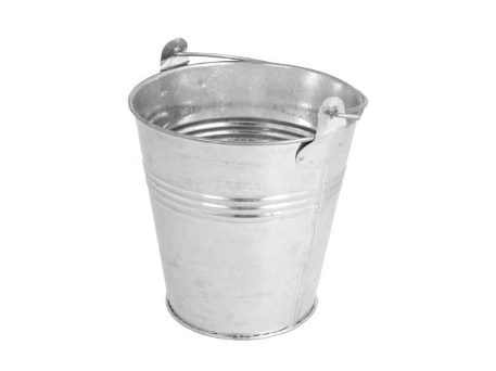 [216.14] Emmertje zink (mini ice buckets) 10x10cm (per stuk)