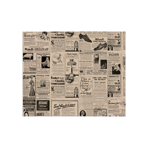 [217.53] Greaseproof paper "Times" Natural Kraft 28x34cm (1000st/pak)
