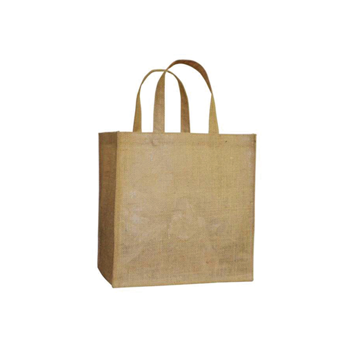 [220.78] Bag with handles Natural Jute 29+18x30cm (per stuk)