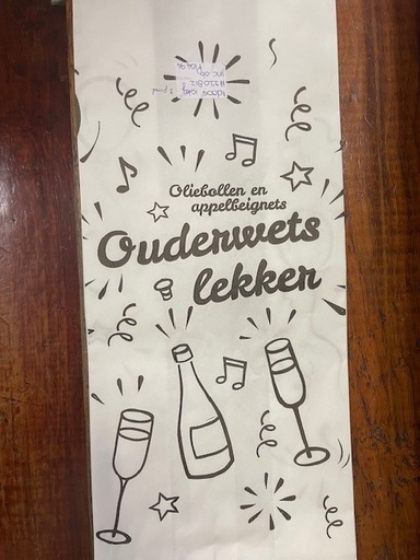 [220812] Oliebolzakken "Ouderwets Lekker" 3 pond (10kg/doos)