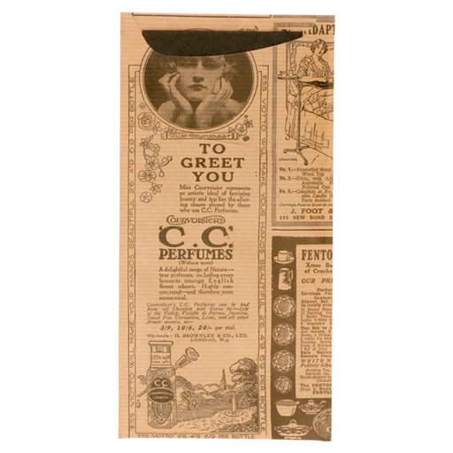 [221.85] Sacchetto Tissue "Just In Time" Natural Kraft Ribbed (100st/pak)