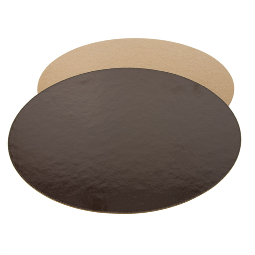 [223.68] Two sides cardboard for patisserie Diam. 24cm Chocolate/Praline (100st/pak)