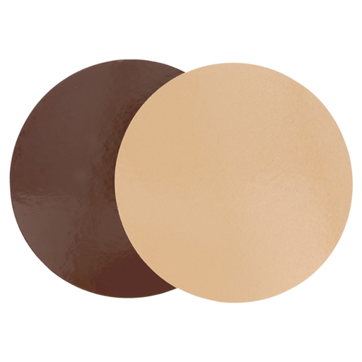 [223.69] Two sides cardboard for patisserie Diam. 26cm Chocolate/Praline (100st/pak)