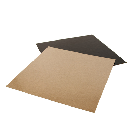 [223.73] Two sides cardboard for patisserie 26x26cm chocolate/praline (100st/pak)
