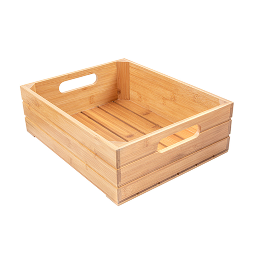 [225.53] Natural Bamboo Buffet Box 32,5x26,5x10cm (per stuk)