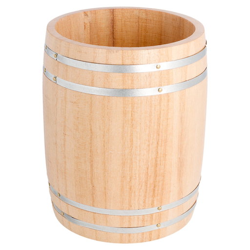 [225.94] Mini Barrel 11,5x13,8cm Natural Wood (per stuk)