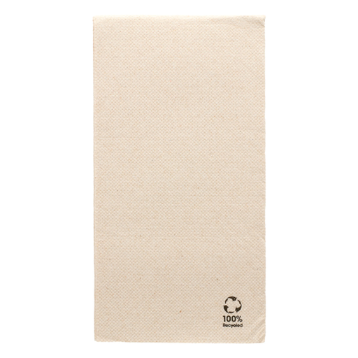 [230.88] Ecolabel Napkins 1/6-fold Double Point 30x40cm Natural Recycled Tissue (1800st/doos)36x50st