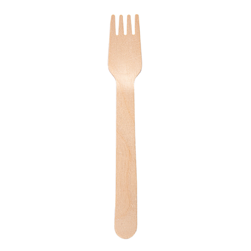 [232.47] Forks 14cm Natural Wood (100st/pak)