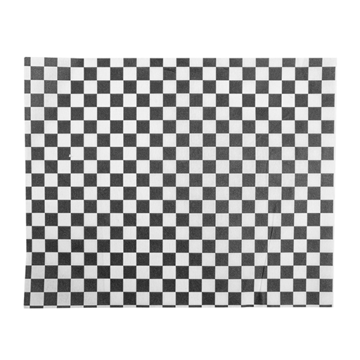 [233.25] Mini basket wrapping paper "fitipaldi" 20x25cm Black Greaseproof (1000st/pak)