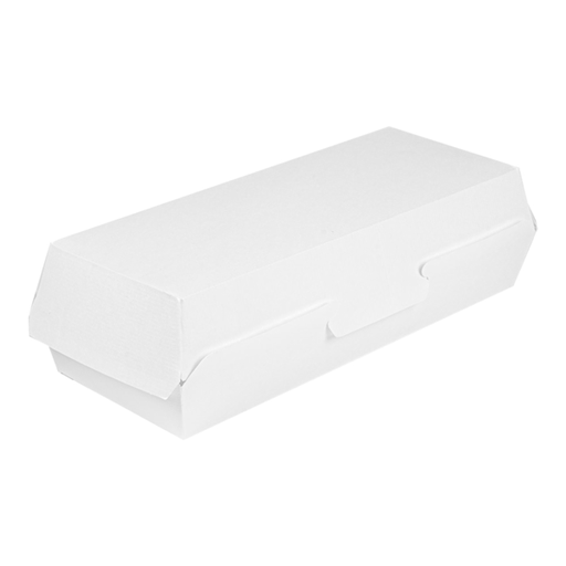 [234.29] "The Pack" Panini Boxes 26,5x12,2x7cm White Nano-Micro Corrugated Cardboard (50st/pak) 6 pak