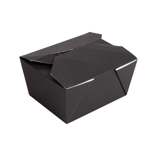 [234.55] Rectangular Boxes The Pack 780ml 11,3x9x6,3cm Black (50st/pak)
