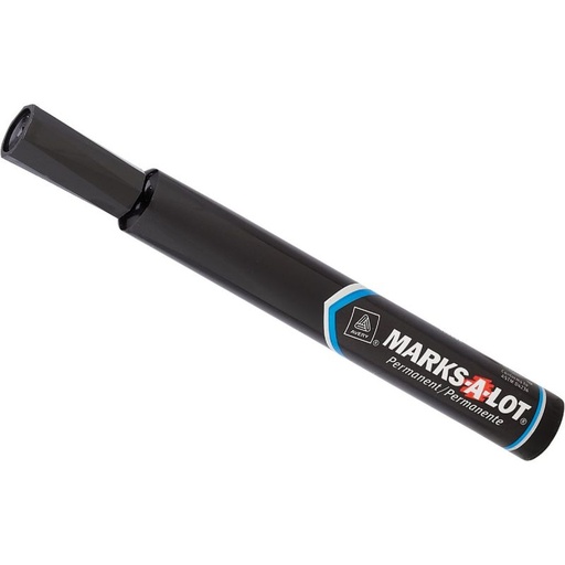 [2487820] Marker Marks-a-lot, Quick drying & Water resistant Black