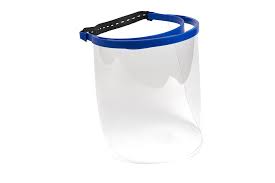 [250.78] Reusable faceshield 25x31,5cm Clear PET (per stuk)