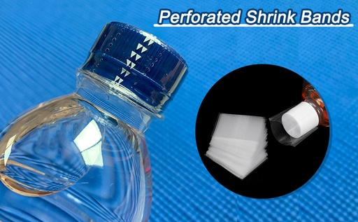 [250106] PVC Shrink Bands Clear 55x50 25-0106  1000/pk