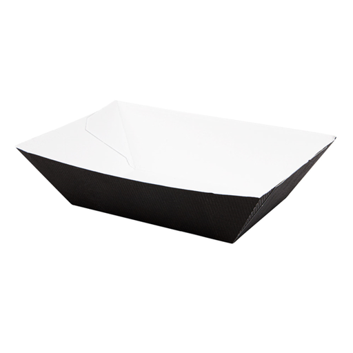 [252.19] Food Tray The Pack Black 2-1/2 lb / 1200gr 11,9x7,9x5,5cm (100st/pak)