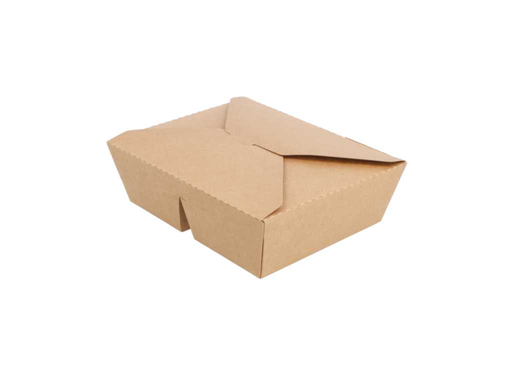 [252.30] BioPack 2-comp. 16,8x13,5x5cm Natural Kraft (50st/pak)