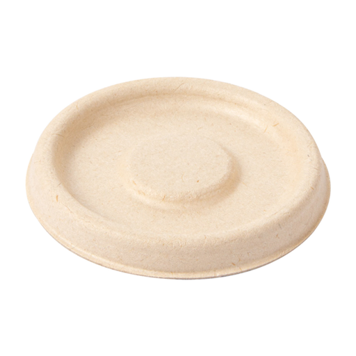 [253.78] Lids for Tubs 150.17 "Bionic" Diam. 6,2cm Natural Bagasse (50st/pak)