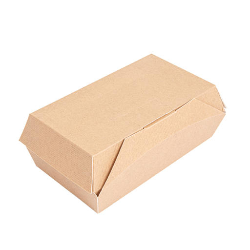 [254.56] The Pack Lunch Box 19,5x12,5x7cm Natural Kraft (50st/pak)