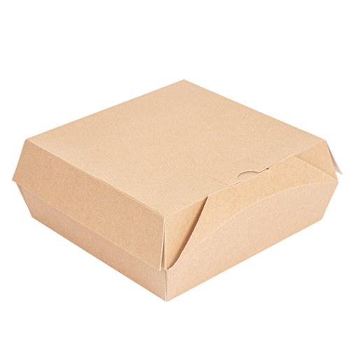 [254.58] The Pack Lunchbox 21x20,5x8cm Natural Kraft (50st/pak)