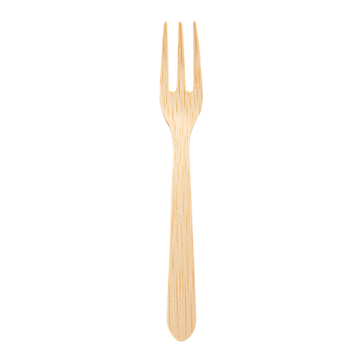 [259.98] Forks 9,5cm Natural Bamboo (100st/pak)
