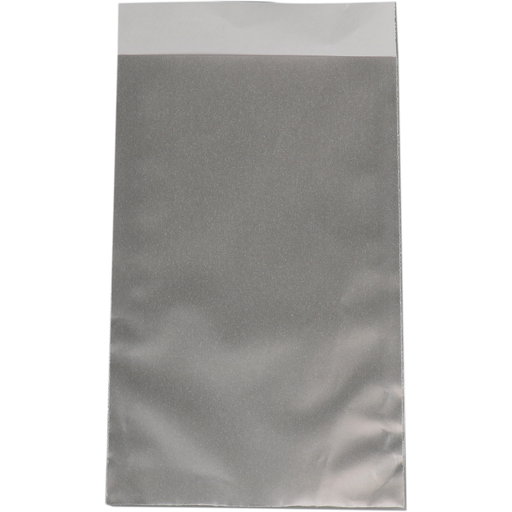 [265260] Luxe fournituren zakjes LOVLY 7x13cm Zilver (200st/doos)