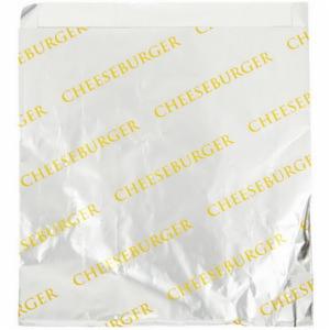 [300529] Foil/Paper Bag "Cheeseburger" 6x3/4x6-1/2" (1000pcs/cs)