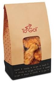 [300787] To Go Bag with Window / 8.25x5.25x8.75 / 250st/ds