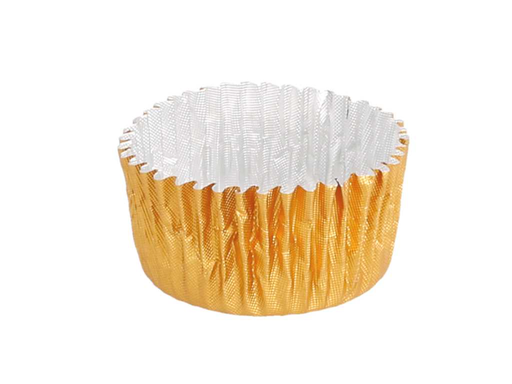 [350.77] Cup Cake (Aluminium Gold) Diam. 2,9x1,6cm (1000st/pak)