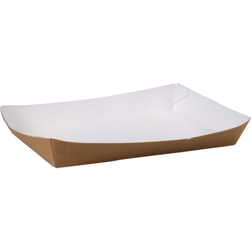 [411650] Conisch bakje bruin karton 135x135x35mm (240stuks/doos)