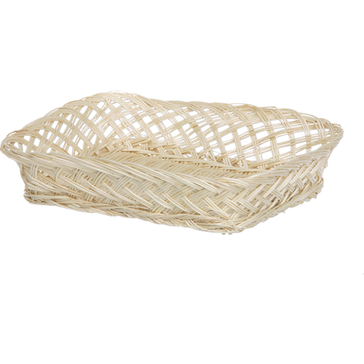[436006] Verpakkingsschaal wilg recht open rand (Per stuk)