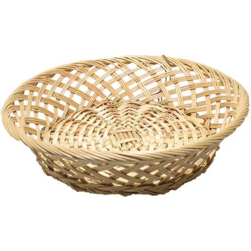 [436133] Mandwerk wit rond 33cm-8cm opengewerkt. (per stuk)