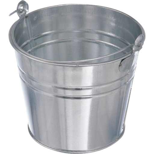 [439716] Emmer Zink klein met handvat Metaal 16 cm
