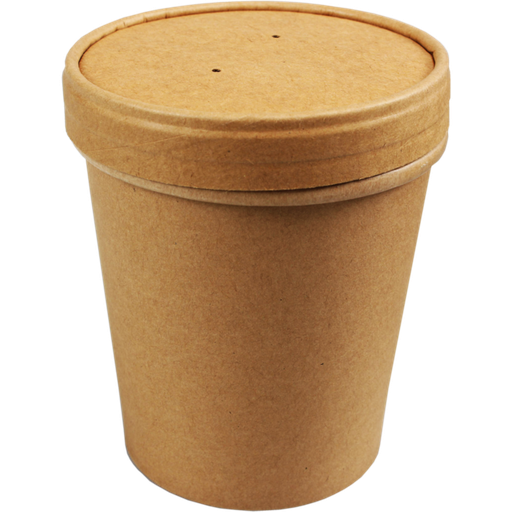 [605009] Biodore soepbeker 16oz met deksel (25st/krimp)