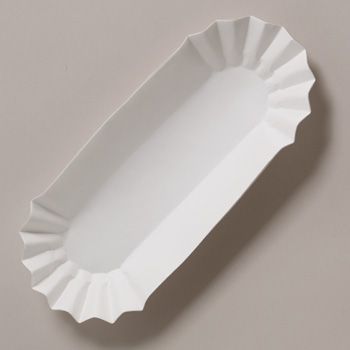 [4422] Hot Dog Tray Medium Paper White  3000 pcs/cs
