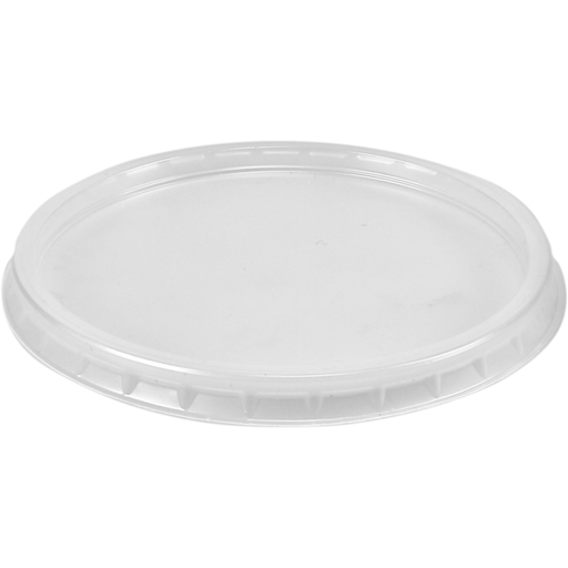 [442566] PP Lid Rond Transparant (diam. 101mm)..1000st/doos..(Geschikt voor PP Bakjes: 442562 en 442563)