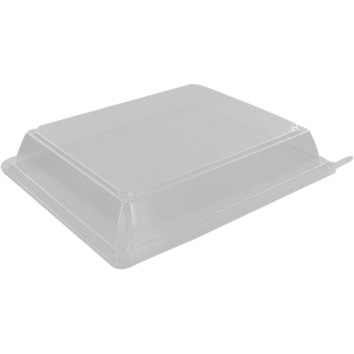 [444360] Deksel sushi tray 166x138x28mm OPS trans 600st/ds