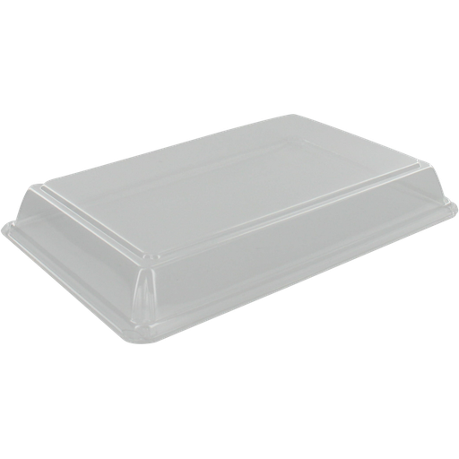 [444364] Deksel sushi tray 208x138x27mm OPS trans 500st/ds