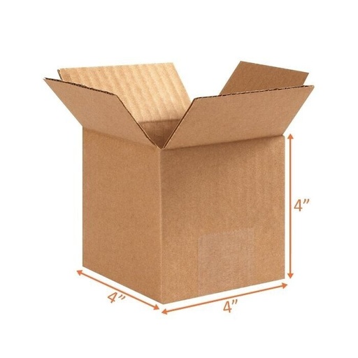 [444RC] Carton 4" Cube Kraft 10x10x10 cm 4x4x4"