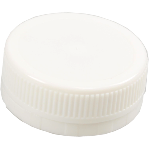 [449725] PET fles Kunststof doppen wit/rond voor clear PET flessen 250/330/500/1000 ml. (100stuks/zak)