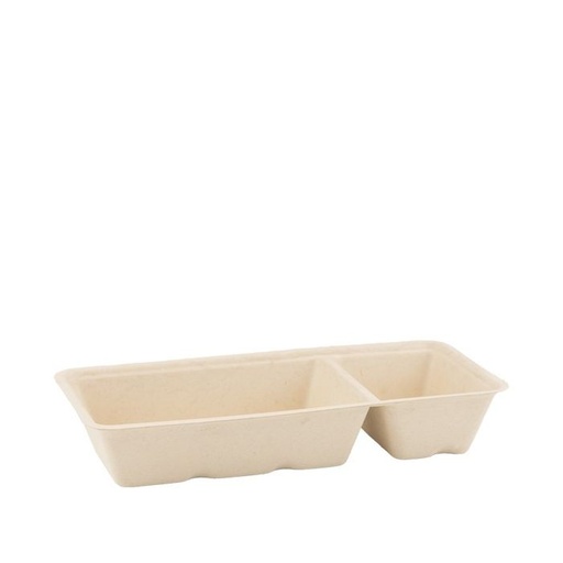 [478720] Suikerriet/Bagasse Snackbakje A22 (A9+1) (50st/pak)
